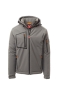 Preview: Wattierte Softshelljacke STREAM PAD in rauchgrau